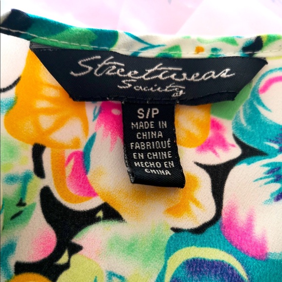 ❤️ 3/&25 Floral flowy flower layering tank spaghetti strap top shirt spring - Picture 4 of 4